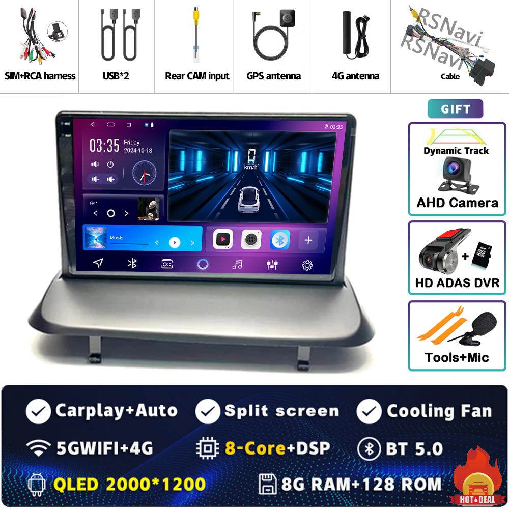 Android 14 Carplay Car Radio For Peugeot 5008 3008 2009-2015 Multimedia Video Player Navigation GPS Stereo 2Din DVD Head Unit BT