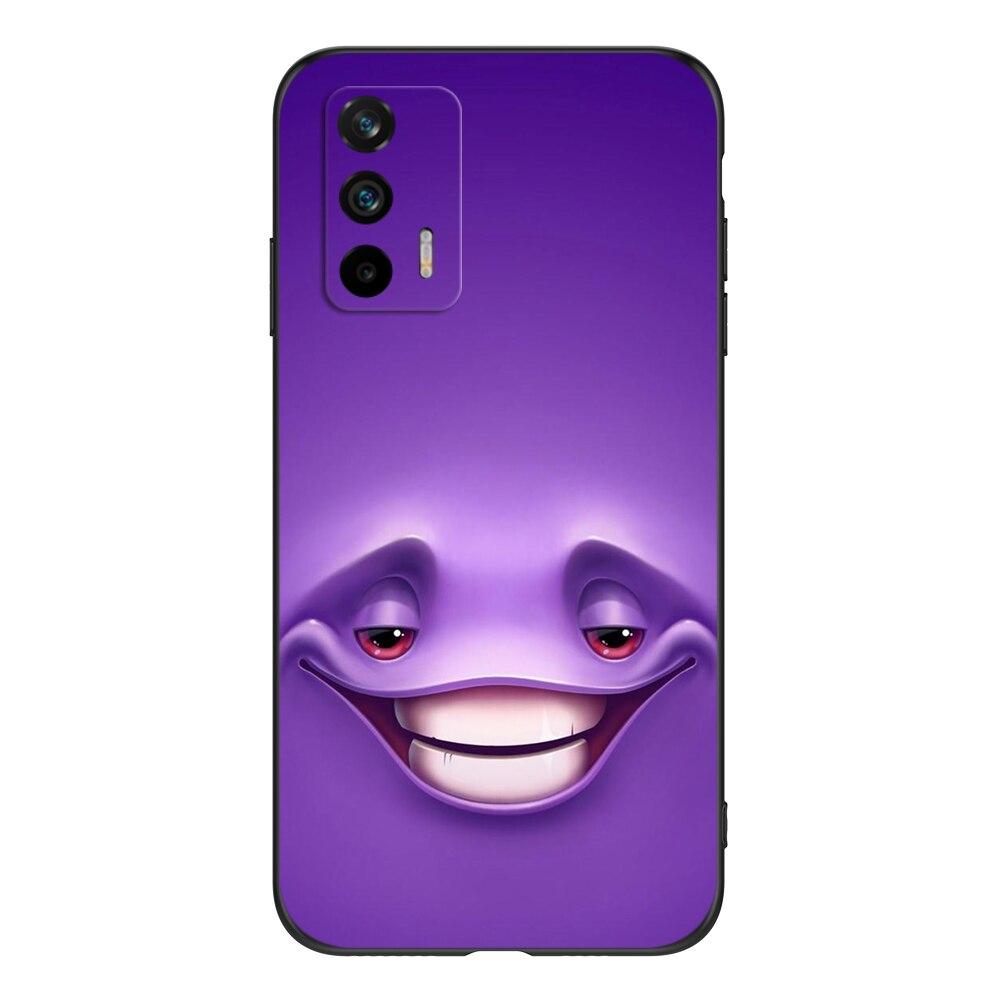 Чехол для Realme GT 5G, мягкая силиконовая задняя крышка для телефона OPPO RealmeGT RMX2202, чехол 6,43 дюйма; Черный чехол из ТПУ милый забавный