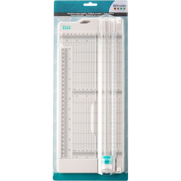 Large Format Paper Cutter - Artemio - 31 X 39 Cm - Retractable Ruler - Multicolored