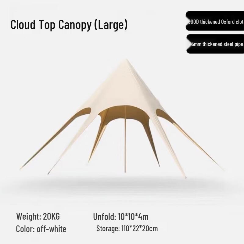 OIMG Outdoor Single Peak Camping Canopy Tent