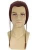 Wigs2you H-5655 HPO Взрослая Мужская Гуманоидная Воинская Темно-Каштановая Косая Парик