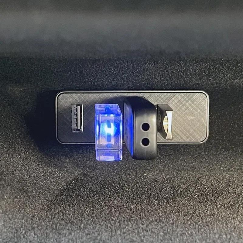 Док-станция для Tesla New Model 3+ Highland Model Y Juniper Расширительная док-станция с USB-хабом в перчаточный ящик Быстрая зарядка Автомобильные аксессуары