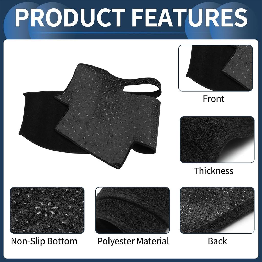 Dashboard Cover Dash Cover Mat Carpet for Toyota 4RUNNER 2003-2009 Polyester Black