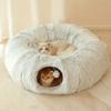 Cat Litter Pet Cat Tunnel Plush Warm Cat Tunnel Foldable Removable Washable Multifunctional Splicing Cat Channel