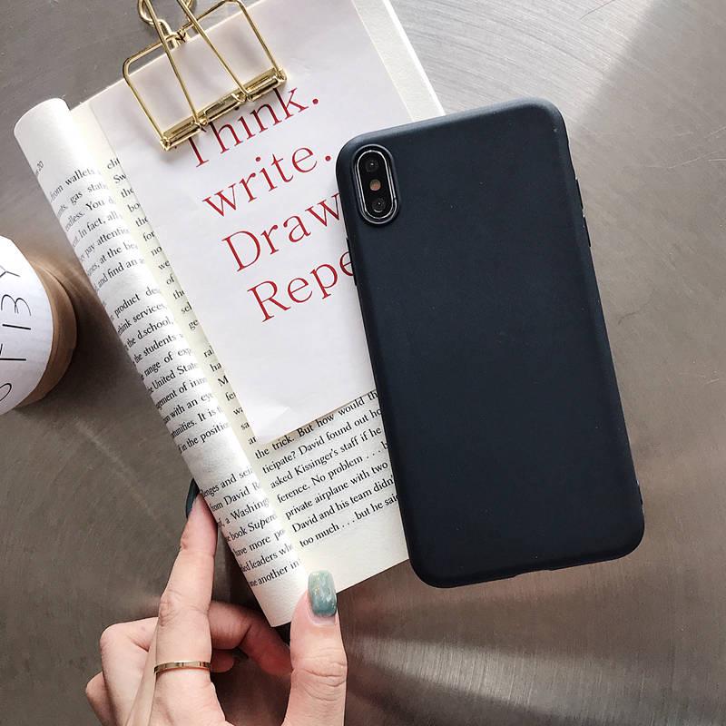Чехол для телефона iPhone 11, простой однотонный чехол ярких цветов для iPhone 11Pro X XR XS Max 6 6s 7 8 Plus 5 5s SE SE 2020, новинка 2, 2 силиконовых мягких задних чехла из ТПУ