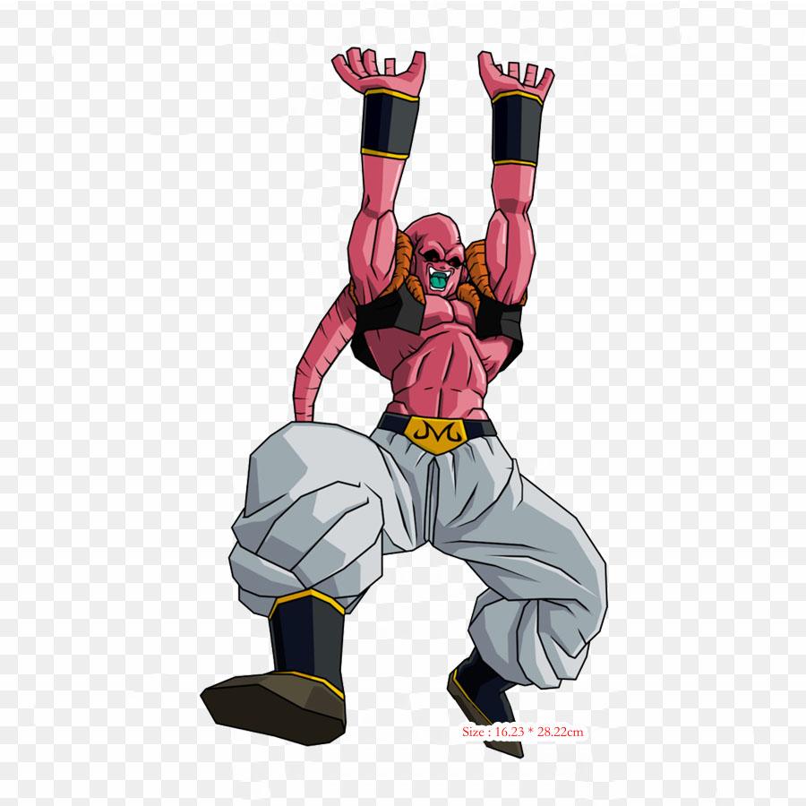 Patches For Clothes Bag Iron On Thermal Stickers Aura Super Saiyan Transparent Goku Uub Pattern Washable Heat Transfer