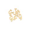 30pcs Stainless Steel A-Z 26 Cursive Font Letter Pendant Alphabet Charms Necklace Pendant DIY Jewelry Bracelet Making Earrings