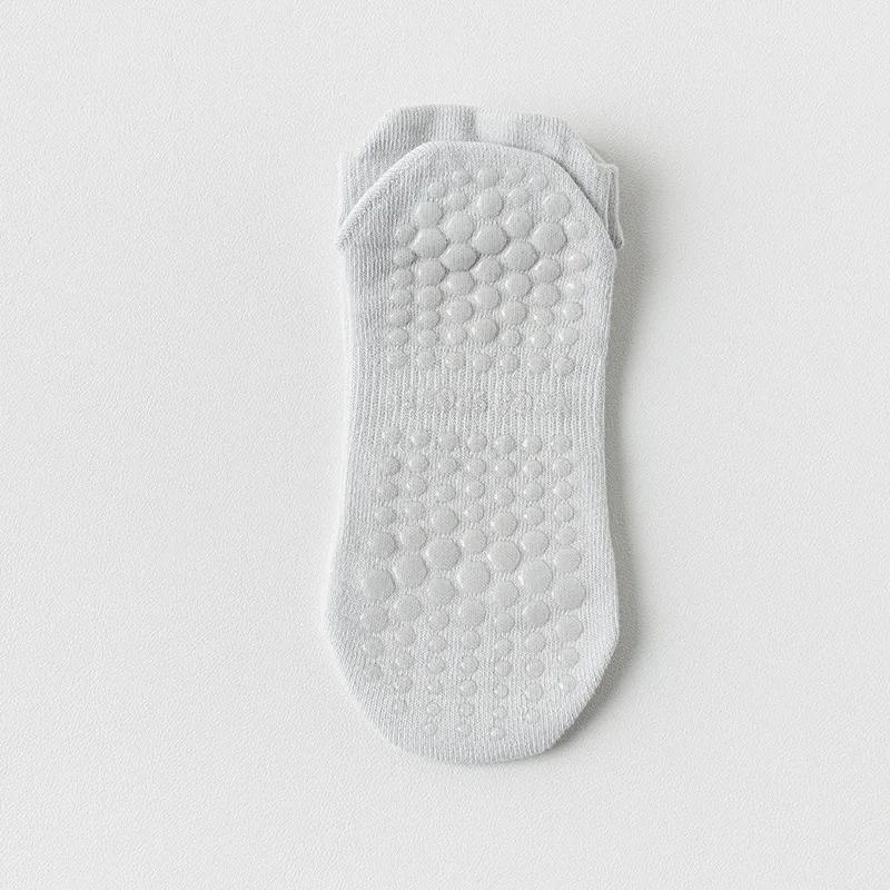 Сетчатые дышащие носки для йоги, женские хлопковые короткие короткие носки для тренажерного зала, фитнеса и танцев, профессиональные нескользящие носки для пилатеса