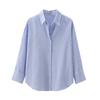 Kaslead New Arrival Women's Fashion Style Fashion All-Match Basic Poplin Shirt 3057422046