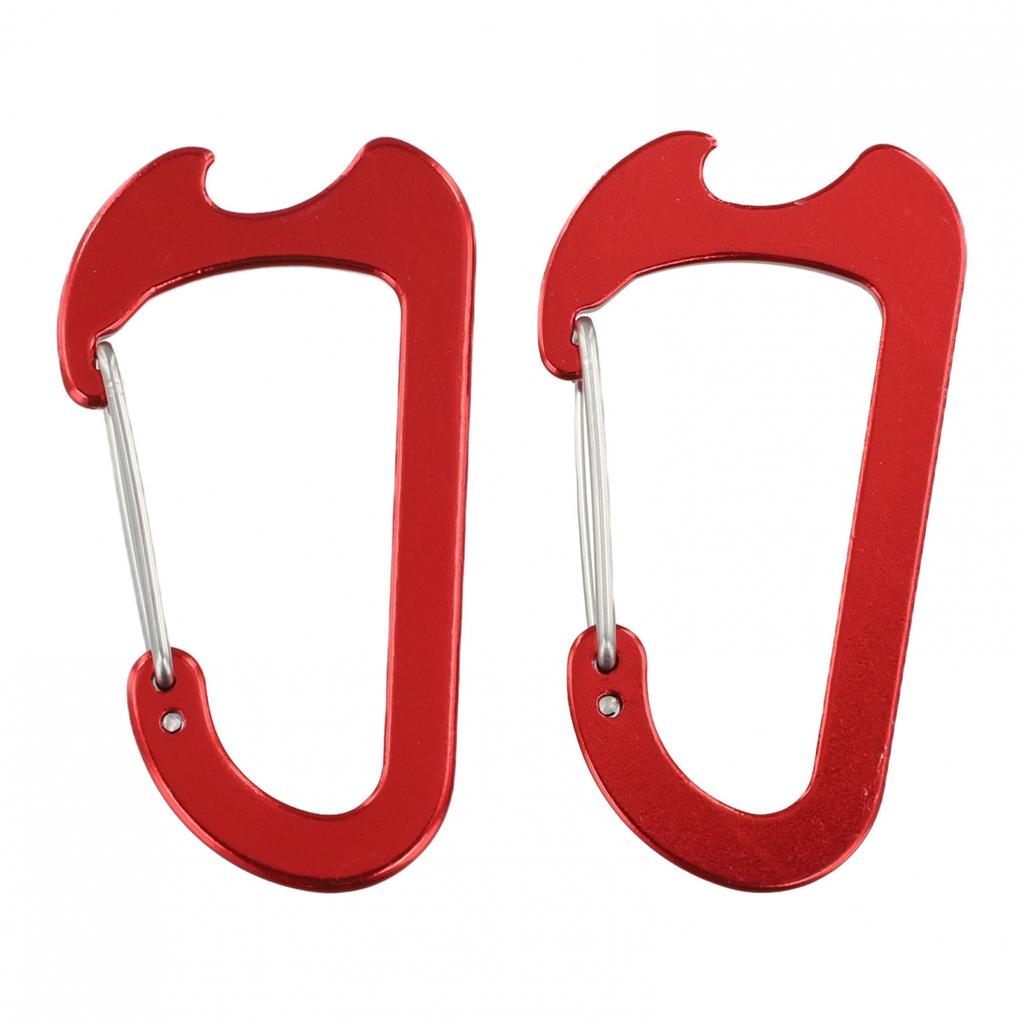 Easy To Carry Aluminum Carabiner Keychain Buckle Outdoor Gear