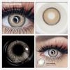 Eyeshare 2pcs Color Contact Lenses for Eyes YUCCA Blue Green Colored Lenses Yearly Cosmetic Contact Lens for Eyes Beauty Makeup