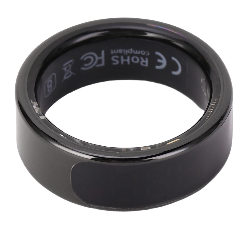 Умное кольцо черное подсчет шагов IP68 водонепроницаемое умное кольцо для сна с сенсорным дисплеем управление жестами для спорта