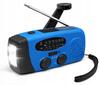 Radio przenośne solarne sanelite korbka antena latarka powerbank 3w1