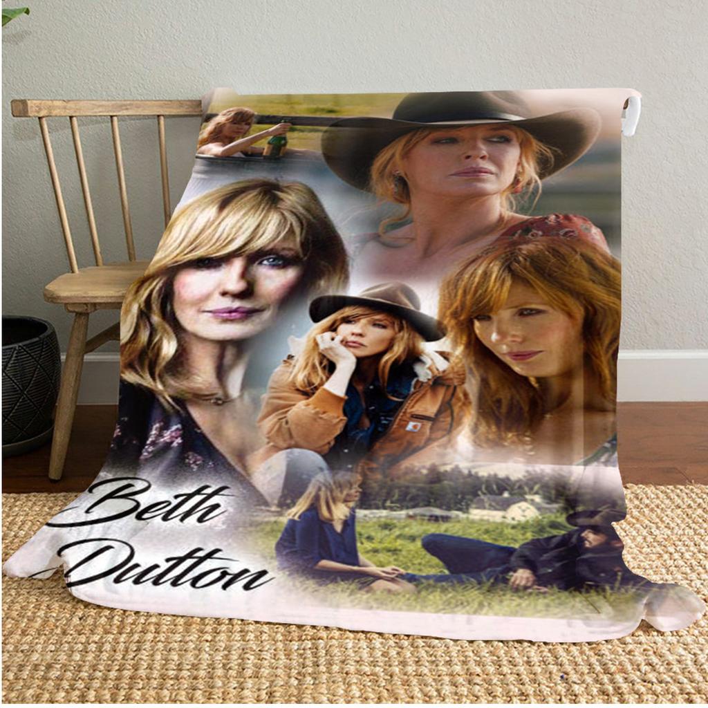 Dutton Ranch: Western Adventure Plush Blanket Soft Comfortable All Seasons blanket Sofa Office Naps blanket Outdoor Travel throw Perfect Gift