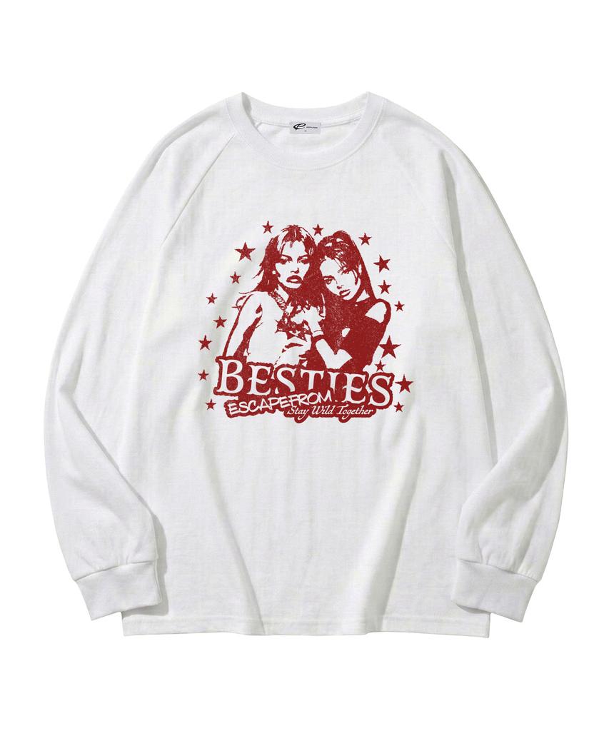 ESCAPEFROM Bestie Escf Принт Длинный рукав [4 Цвета]