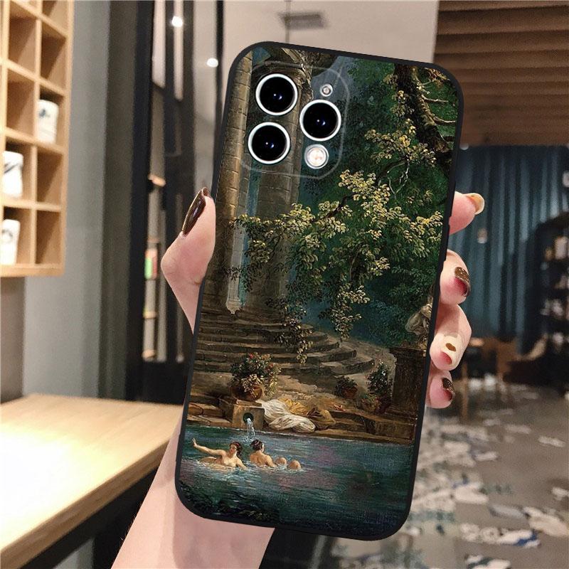 Renaissance Art Painting Phone Case For Iphone 15 14 Pro Max 13 12 11 Pro Max XSMax XR 12 13 Mini 14 Plus Shell