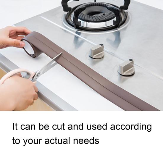 3,2 м однотонная влагостойкая уплотнительная лента, хорошая липкость, ПВХ самоклеящаяся уплотнительная лента для ванной комнаты