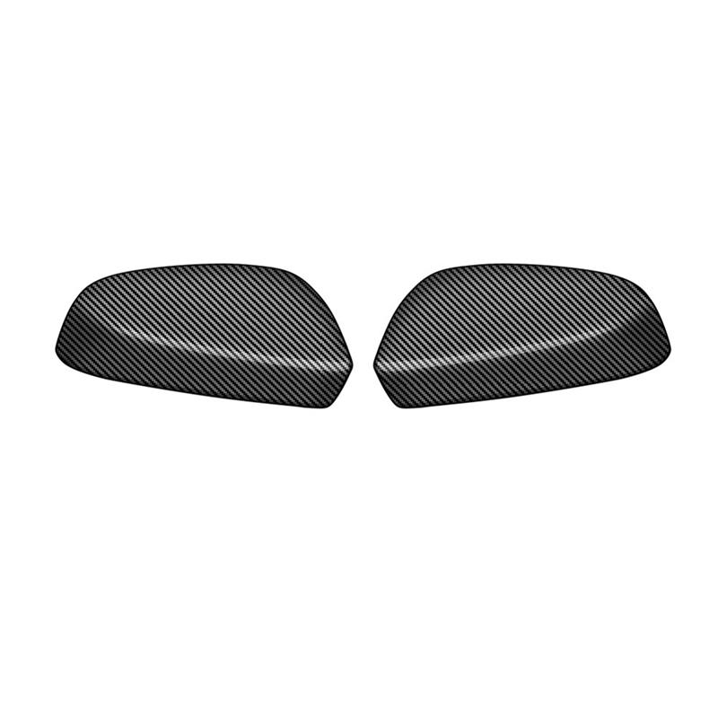 Car Side Rearview Mirror Cover Trim Frame For Toyota TACOMA 2024 Side Mirror Caps Car Exterior Parts Component Carbon Fiber