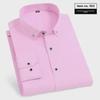 New Men's Long Sleeve Button-Down Shirt: Business Solid Color Korean Slim Fit Professional Casual Wear