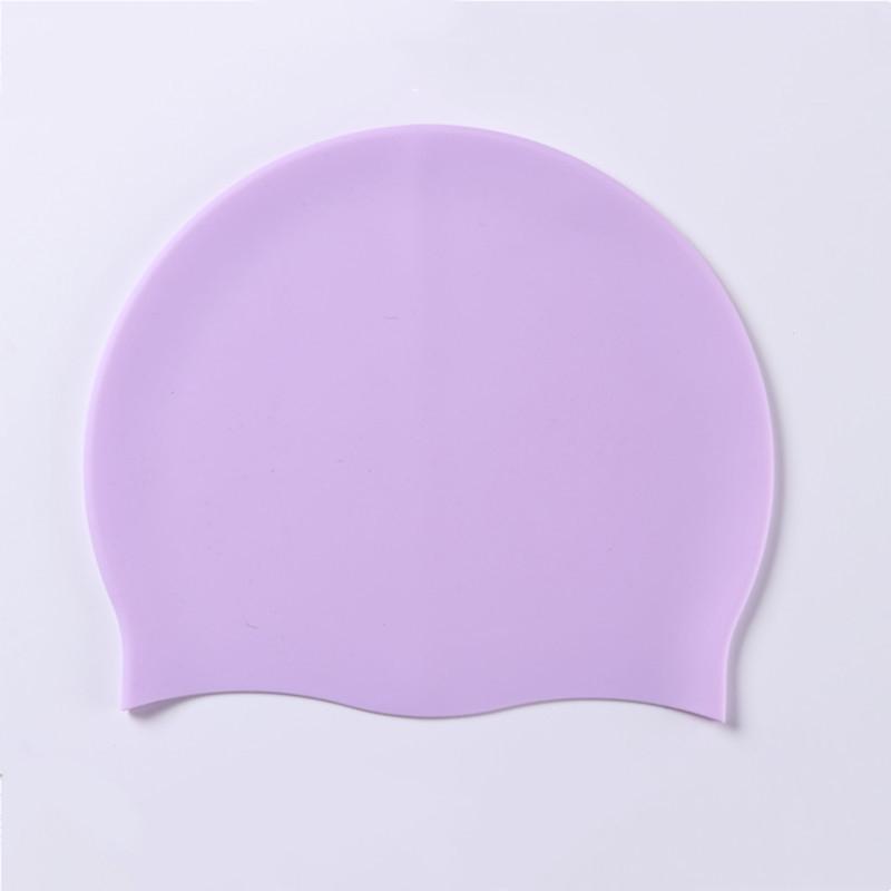 Силиконовая шапочка для плавания для мужчин и женщин, водонепроницаемая цветная спортивная высокоэластичная шапочка для плавания в бассейне для взрослых, шапка для дайвинга