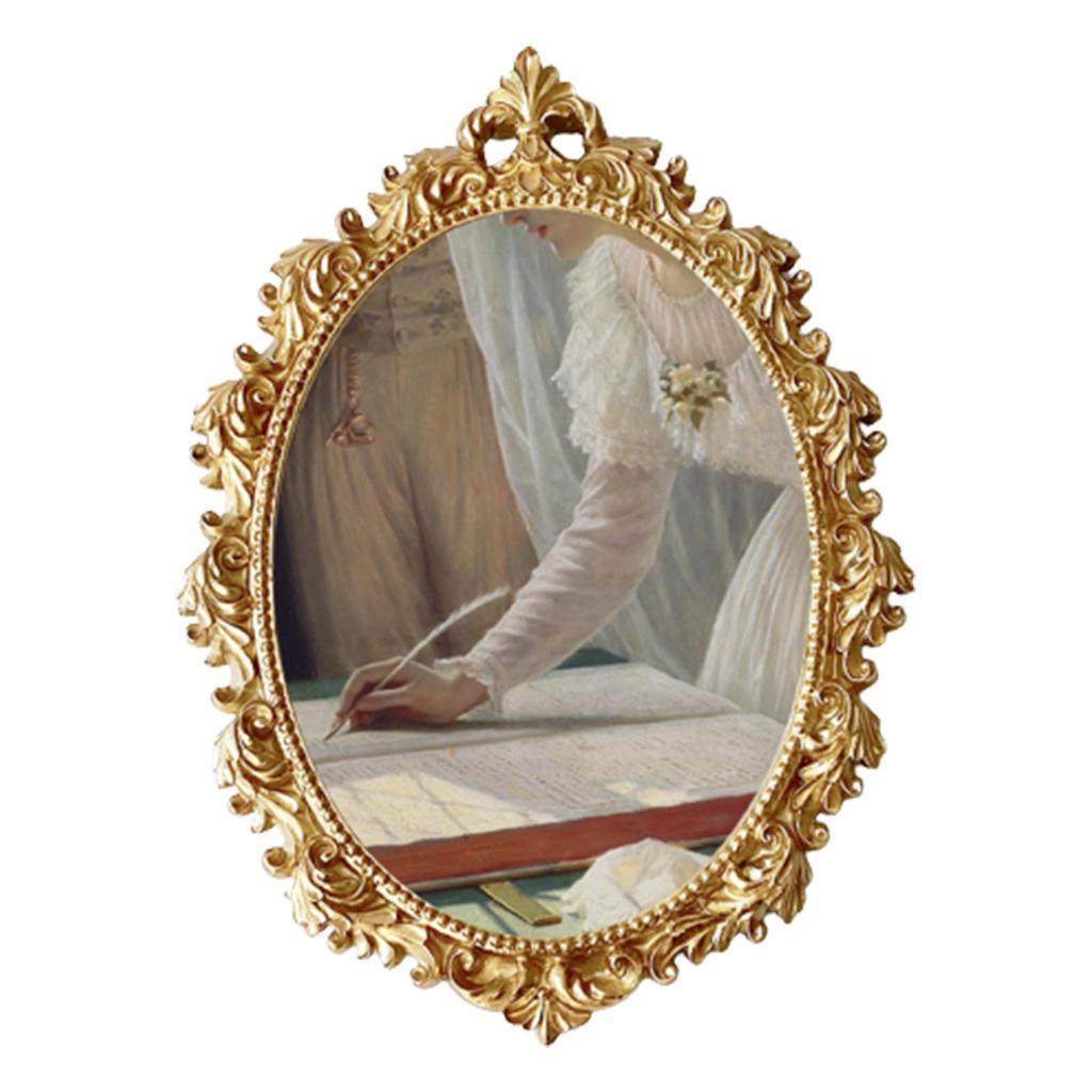 Wall Hanging Baroque Photo Frame European Style Resin Picture Decorative Display Holder