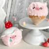 Pig Cream Ice Plush Stuffed Toy Cartoon Animal Cake Soft Fill Doll Children Gift