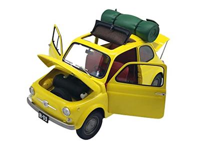 S14 Серия автомобилей персонажей Lupin III: Замок Калиостро FIAT 500 Модель автомобиля из литого металла в масштабе 1/12 от Unisex