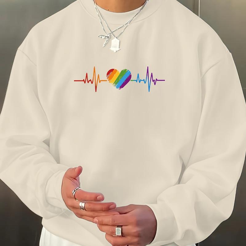 Wind-Resistant Cuffs, Perfect for Cold Morning Commutes & Walks, Men's Crew Neck Sweatshirt