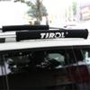 Универсальная пара накладок на поперечины багажника на крышу автомобиля из ткани Оксфорд, надувные, с мягкой подкладкой, чехол на крышу, защитная ткань для багажника, крепление для велосипеда на автомобиль