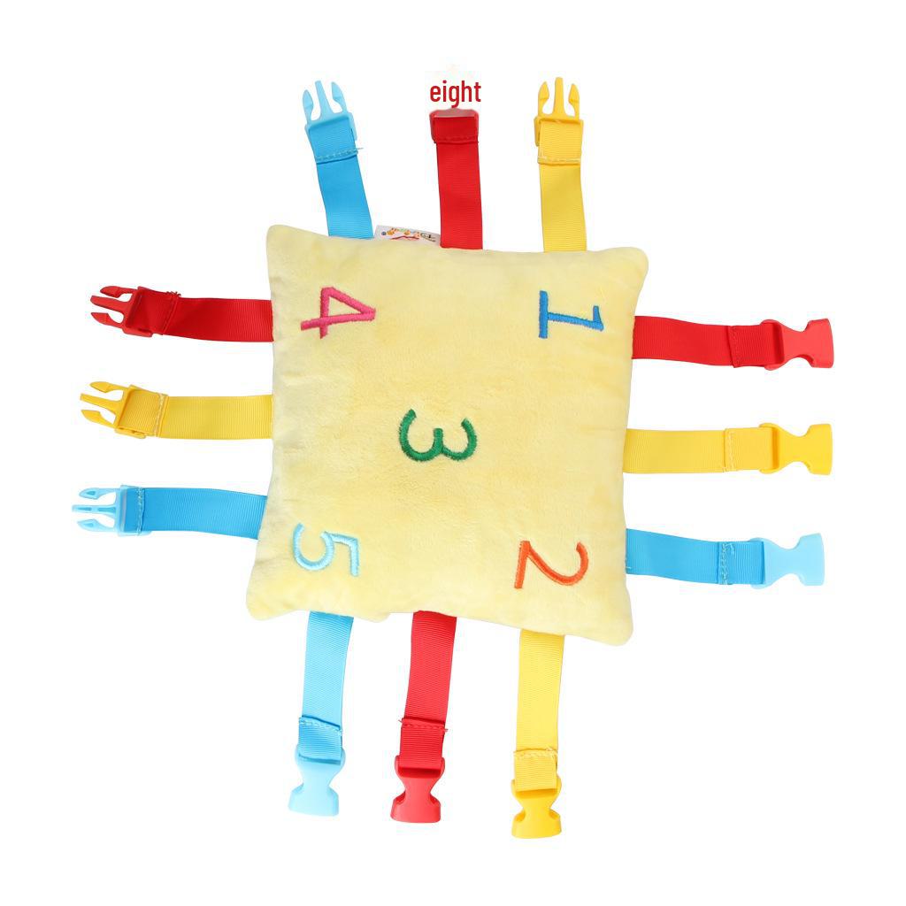 Плюшевая игрушка с пряжкой - Раннее образование, сопоставление цветов для детей 3-6 лет