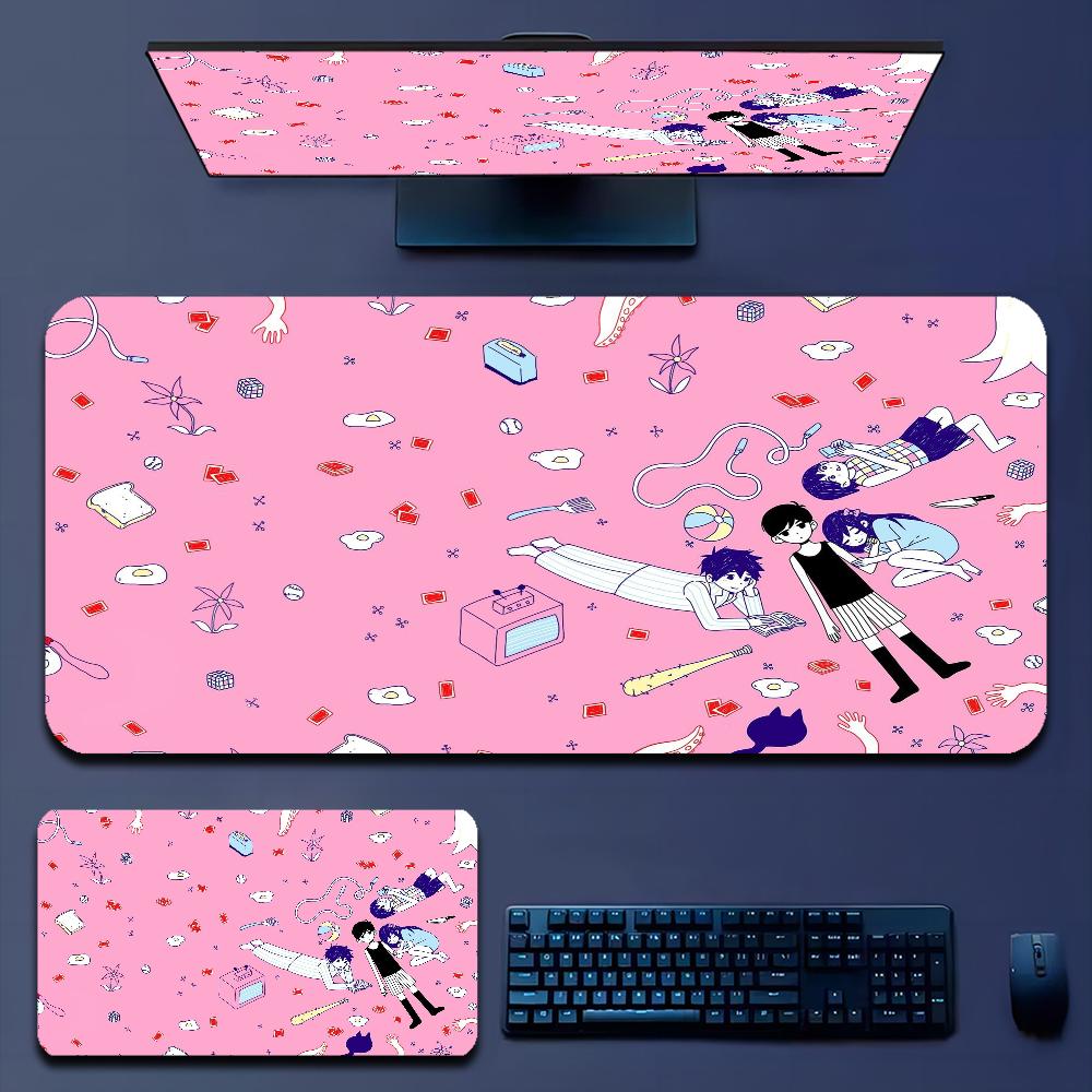 Коврик для мыши Omori Новый Резиновый Коврик для мыши Прочный Настольный коврик для мыши Размер Для игровой клавиатуры Коврик для геймера