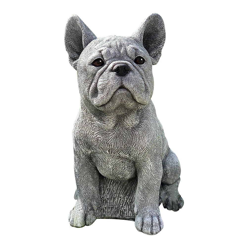 Garden Dog Statue Ornament Realistic Resin Animal Sculpture for Outdoor Decoration Dog Lover Gift