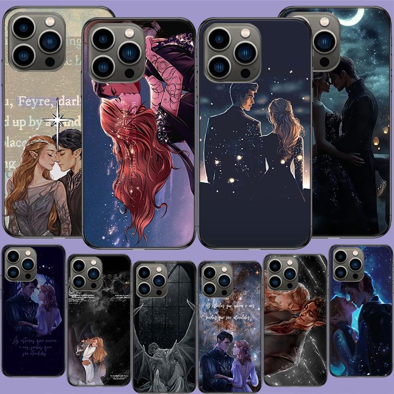 Чехол для телефона Acotar A Court of Mist and Fury Для Iphone 17 Air 15 Pro 14 Plus 16 Pro Max 17E 16E 12 13 Mini 11 Чехол Милый Fundas