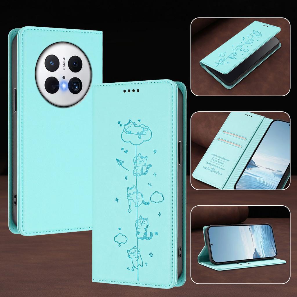 Роскошный кожаный чехол-книжка с магнитом для Huawei Mate 70 70 Pro 60 Pro Plus 60 Pro 60 Huawei Pura 70 70 Pro