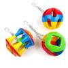 New Pet Bird Bites Toy Parrot Chew Ball For Parrots Swing Cage Hanging Cockatiel brinquedos  Supplies