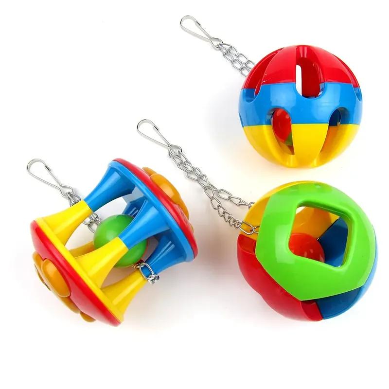 New Pet Bird Bites Toy Parrot Chew Ball For Parrots Swing Cage Hanging Cockatiel brinquedos Supplies