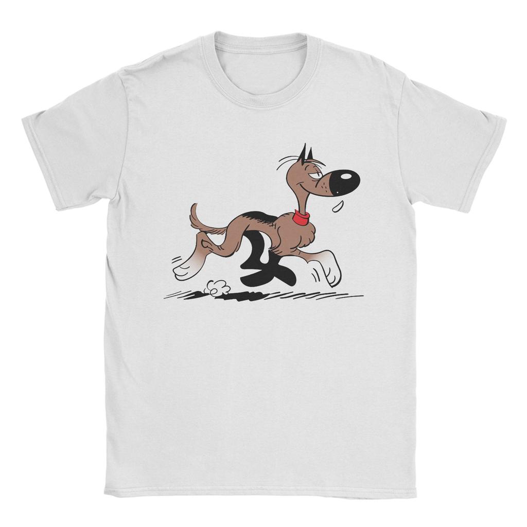 Мужская футболка Lucky Luke с Рантапланом Мультяшная 100% Хлопок Одежда Модная Футболка с Коротким Рукавом и Круглым Вырезом Футболки Большого Размера