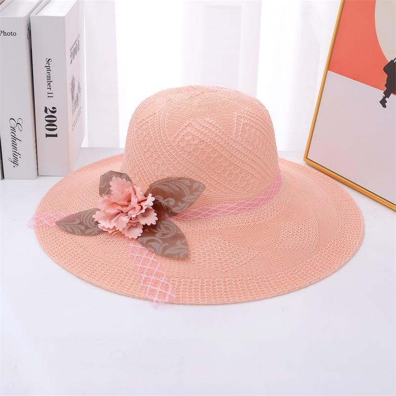 Шляпа для женщин, летняя соломенная шляпа, пляжная шляпа, шляпа от солнца, защита от солнца, солнцезащитная соломенная шляпа для женщин