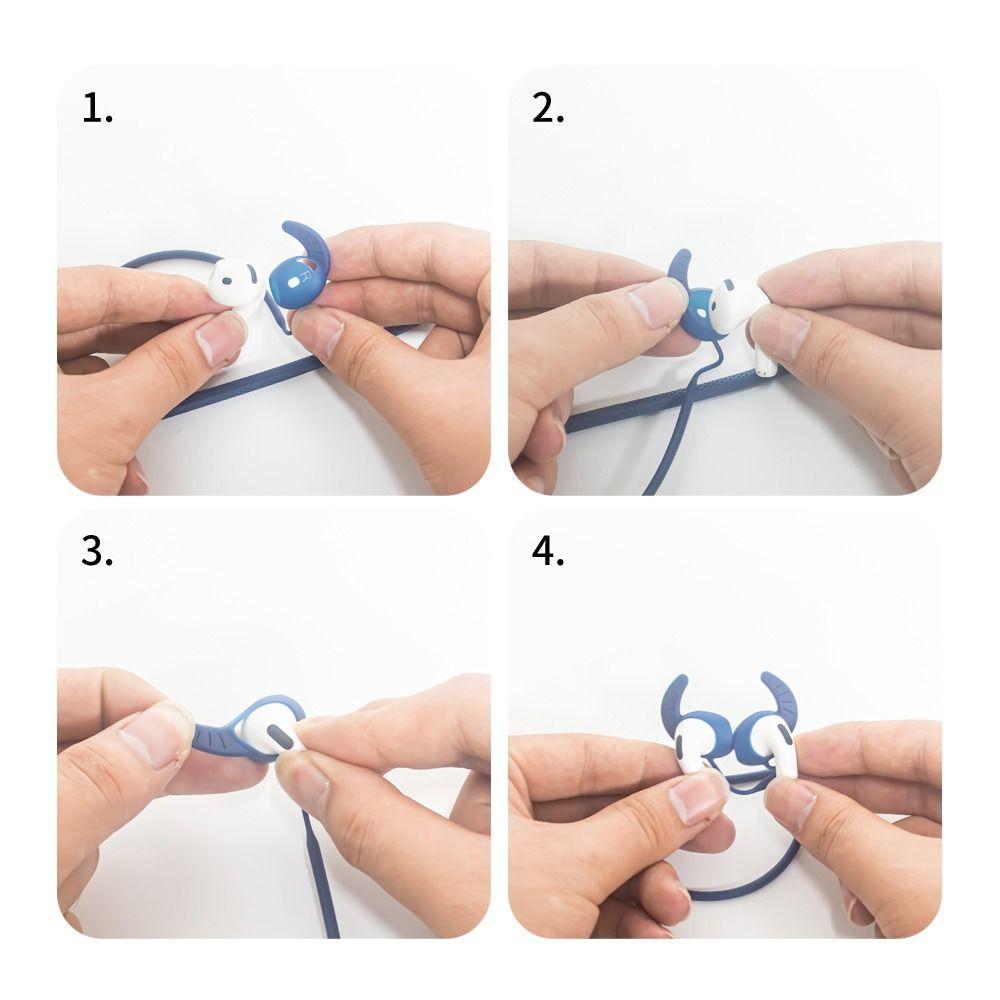 Silicone Neck Strap Hanging Holder Lanyard New Earphone Anti-Lost Rope for AirPods 4