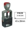 Printtoo Heavy Duty Dater Stamp Office Stationery With Paid By Text Self Inking Date Rubber