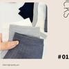 Solid Color JK Calf Socks Ultra-Thin Mid-tube Stocking Fashionable Bunching Socks  Summer