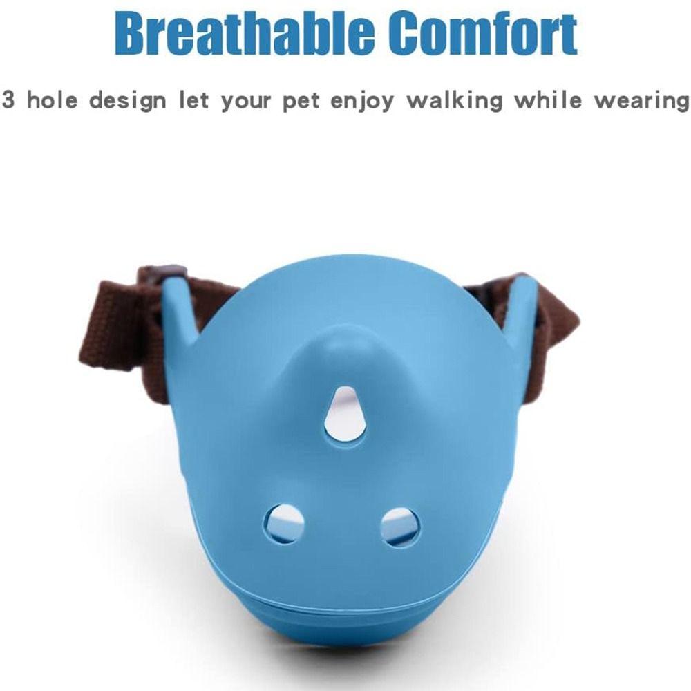 Противолайный чехол для рта домашних животных, противоукусная маска для рта собак, забавный силиконовый намордник для собак, ежедневное использование