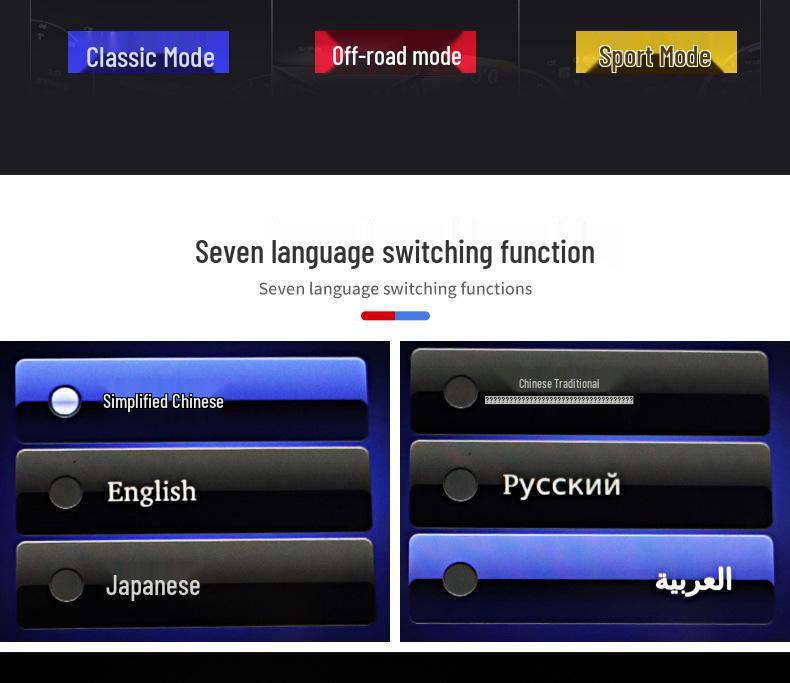 Mercedes-Benz W205 Smart Plug-and-Play HD LCD Instrument Panel