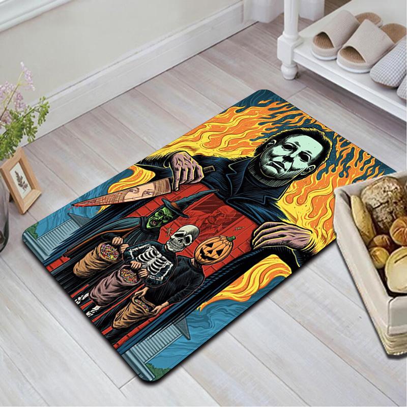 Michael Myers Rug Floor Mat for Living Room or Bedroom Soft and Comfortable Carpet a Gift for Birthday and Holiday.SFF0917416