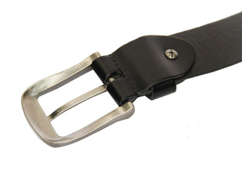 Мужской панк-стиль, ремень из натуральной коровьей кожи с заклепками-черепами