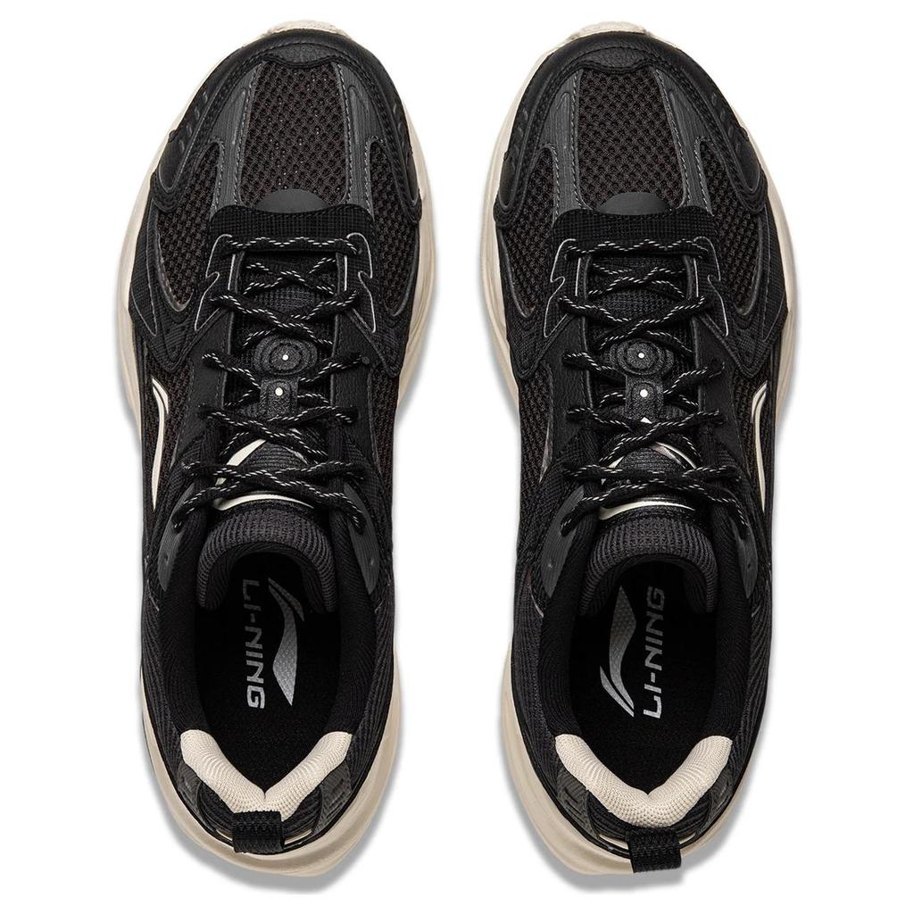 Li Ning Shooting Stars 2K Амортизация Нескользящие Износостойкие Поддержка Низкие Массивные Кроссовки Мужские Черные AGCU329-2