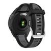 20 мм Быстросъемный двухцветный силиконовый ремешок для часов Garmin, спортивный ремешок-браслет