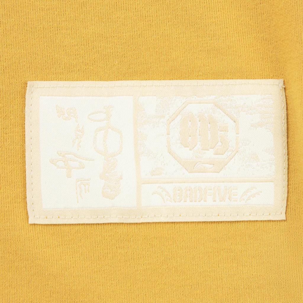 Li Ning Bad Five Letter Круглый вырез Удобный Дышащий Универсальный Жилет без рукавов Мужские жилеты Имбирно-желтый AVSV177-2