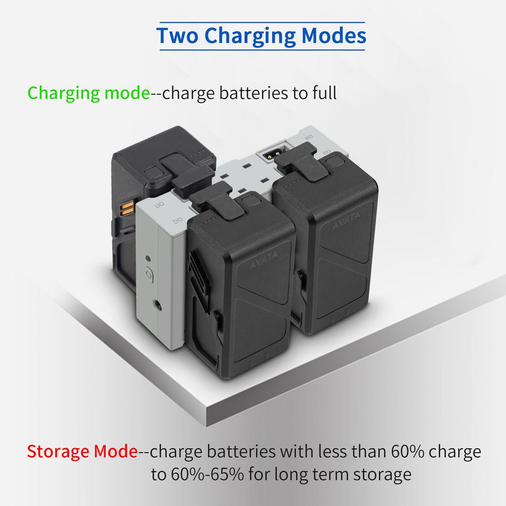 4 In 1 Battery Charging Hub for DJI Avata Fast Batteries Charge Hub DC Car Charging Cable Adapter for DJI Avata Drone Accessory