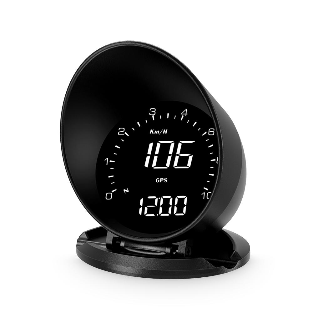 Бортовой прибор, высотомер, универсальный GPS-HUD, проекционный дисплей, 2,2-дюймовый экран, питание от USB, обновление автомобиля для автобезопасности
